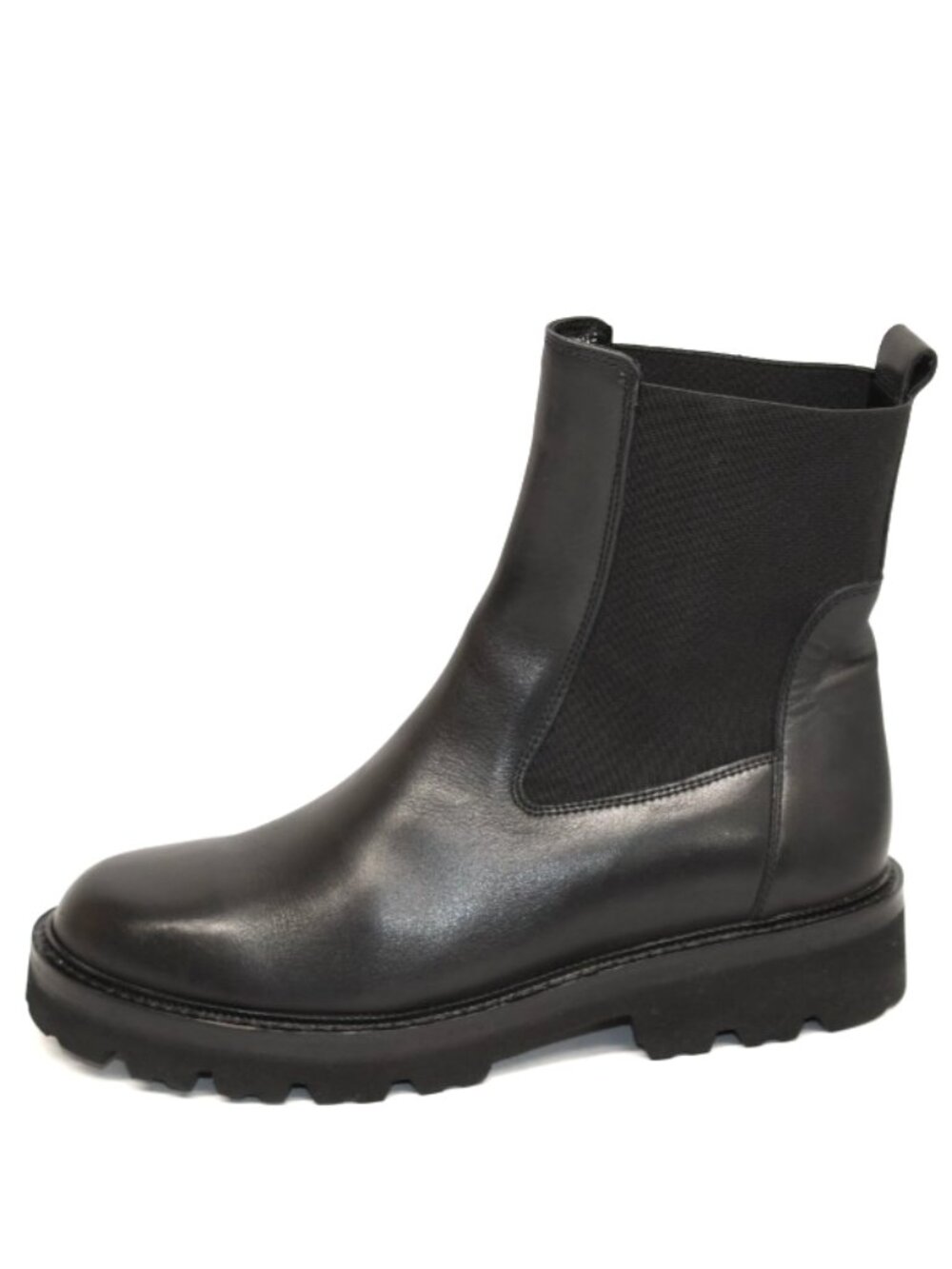 New! LA CANADIENNE Size 8.5 Women's Black Arnie Leather Chelsea Boot DD548